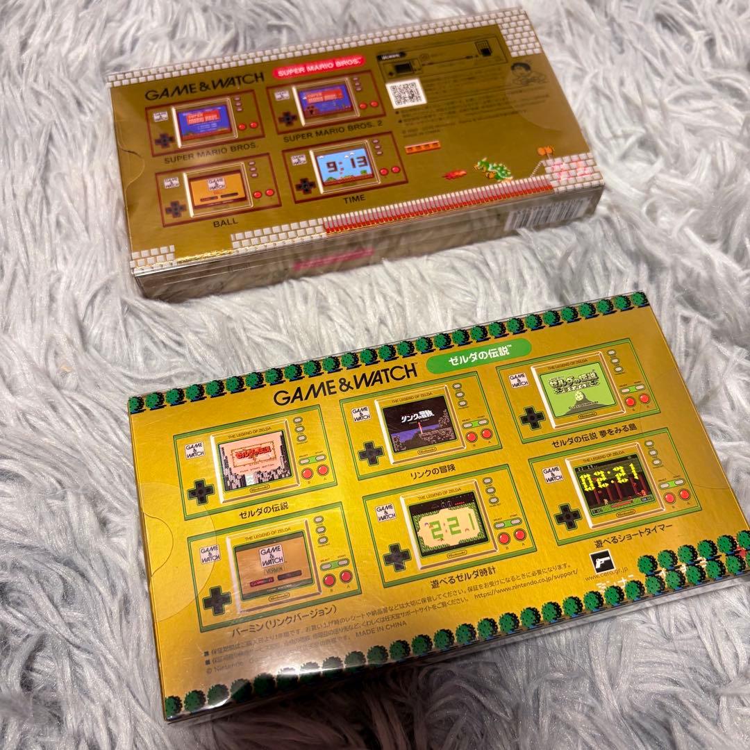【新品未開封】ゲーム&ウォッチ スーパーマリオ ゼルダ セット