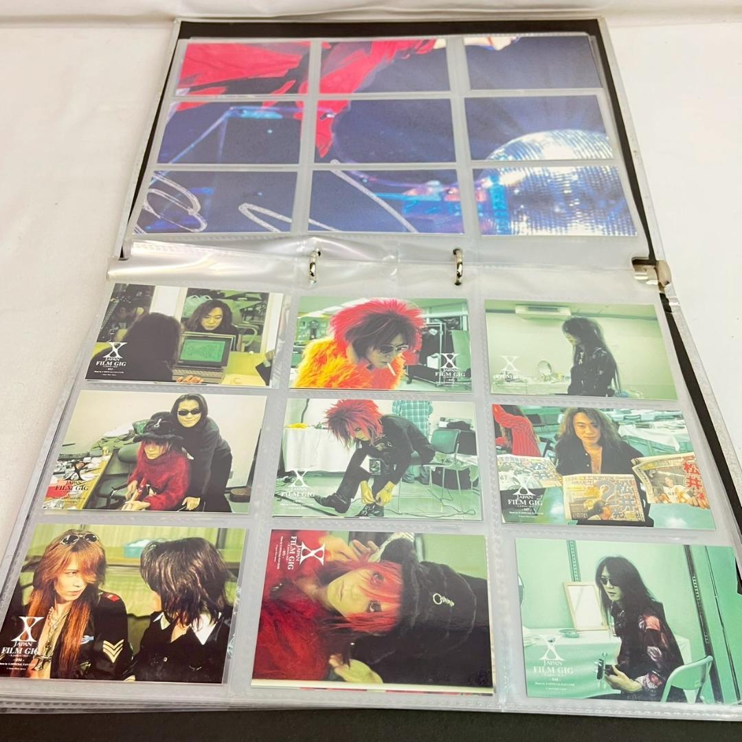 X JAPAN FILM GIG トレーディングカード セット バインダー付き