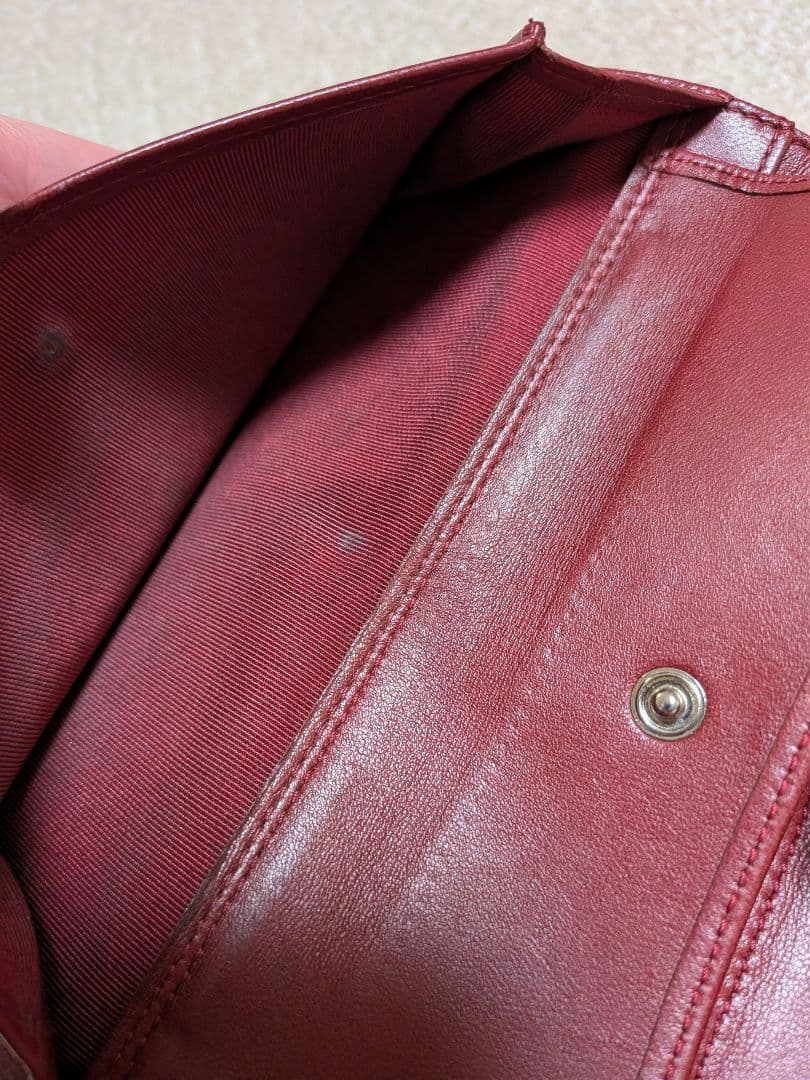 シャネル　マトラッセ　三つ折り長財布　ラムスキン　ピンク　ショルダー　正規品