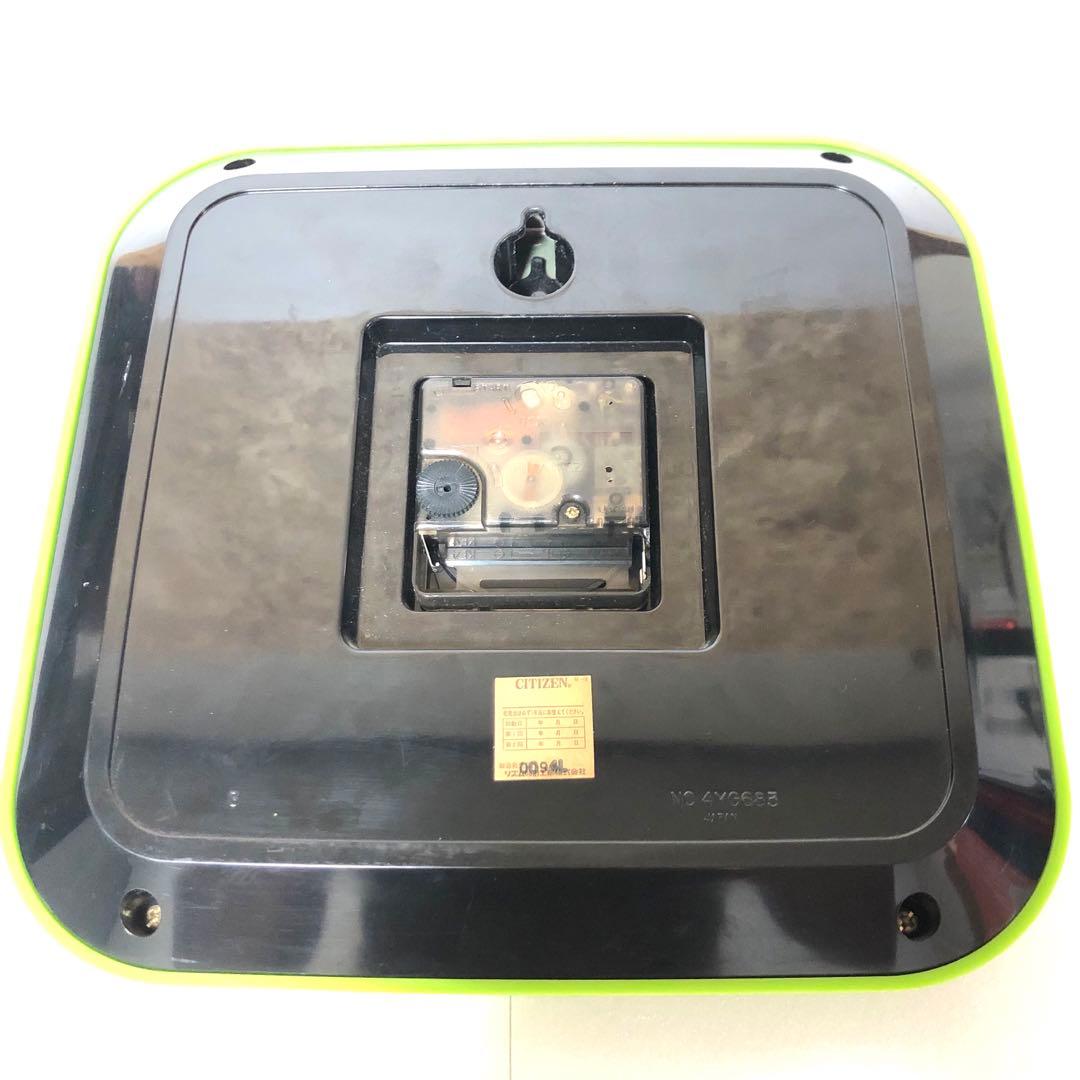 動作品 CITIZEN シチズン 掛時計 昭和 レトロ ポップ