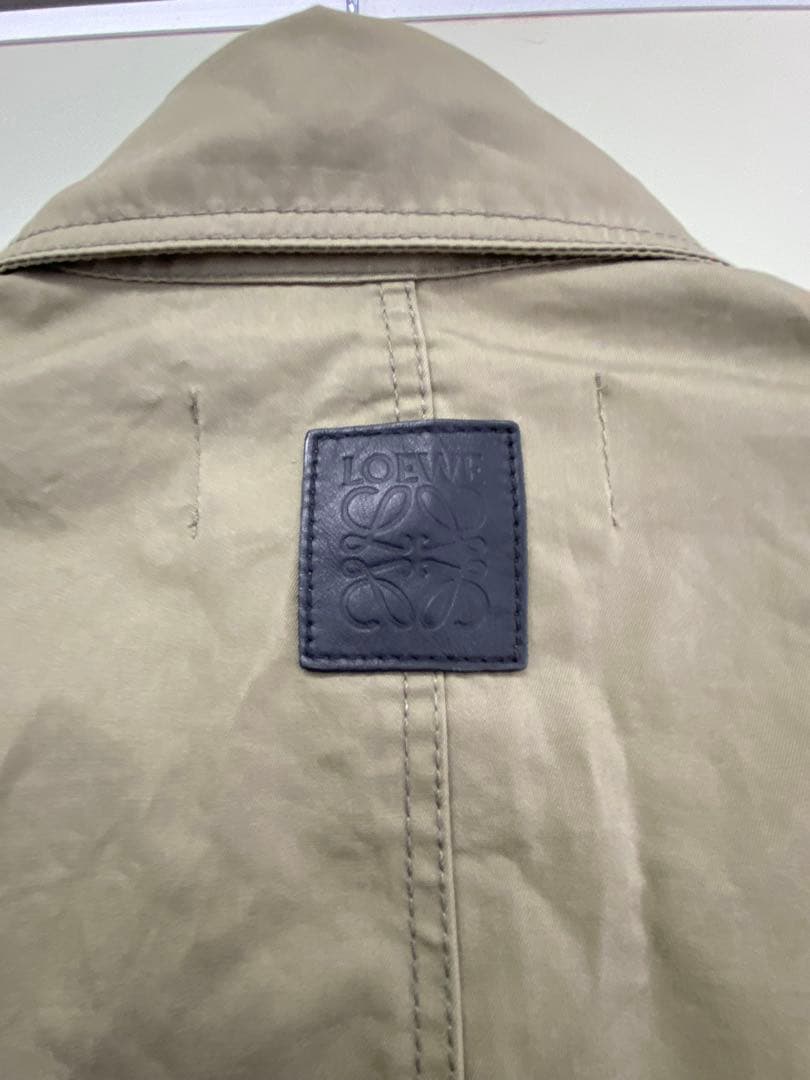ほぼ未使用！LOEWE カーキ コットンパーカー　フィッシュテールコート