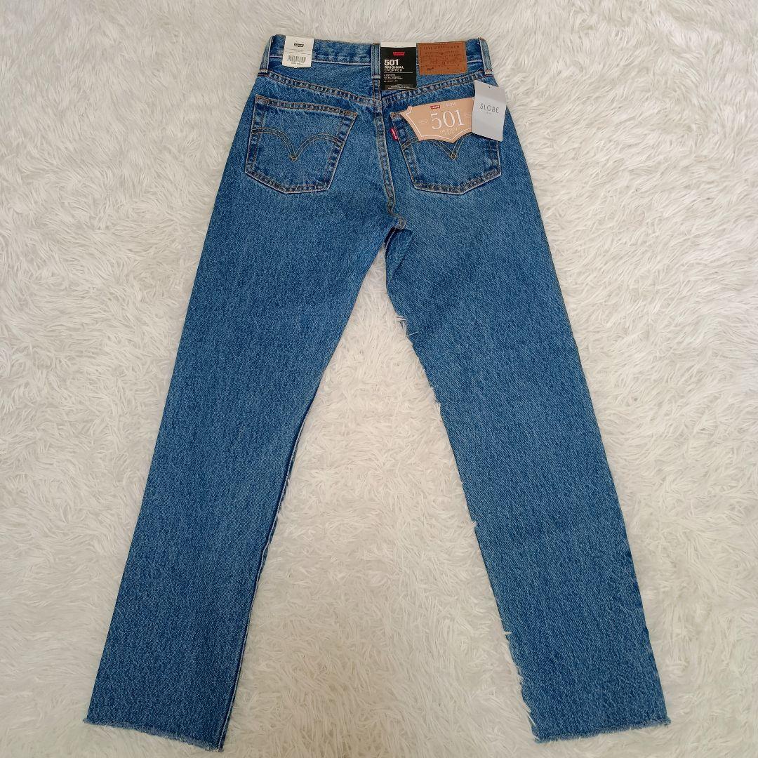 新品タグ付　Levi's　イエナ　別注 501 クロップドデニムパンツ　W23