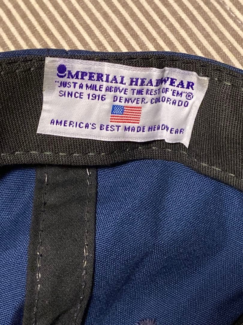 希少！デッドストック 80-90s Imperial Headwear キャップ