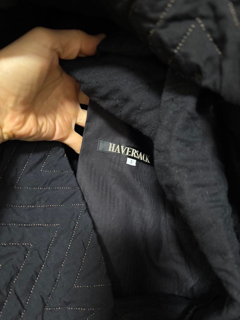 HAVERSACK/ハバーサック【定価4.6万】 キルティングジャガードスカート