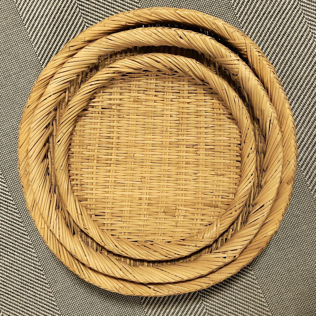 [最終値下げしました！]東北 手作りの竹ざる 3サイズセット