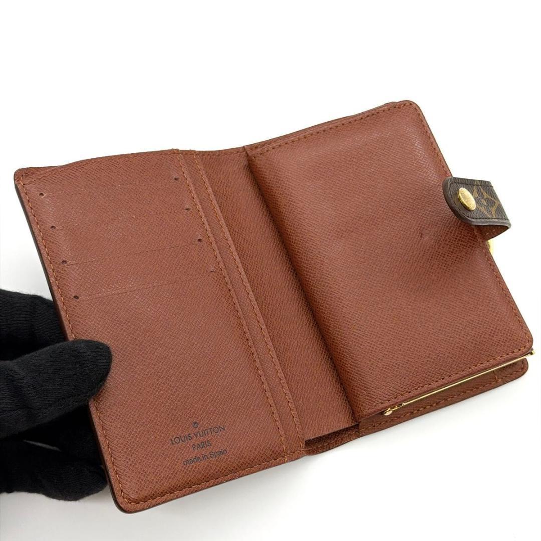 【美品】ルイヴィトン モノグラム ポルトモネ ビエ ヴィエノワ がま口 財布