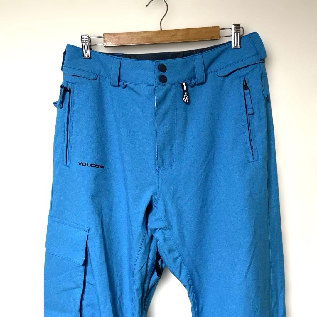 人気美品❗️ VOLCOM ボルコム　スノーボードパンツ　ブルー　メンズ　Mサイズ