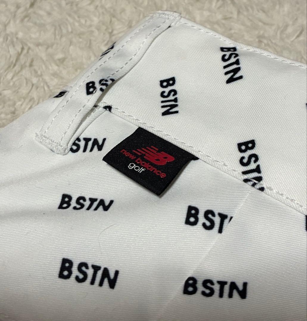 new balance golfパンツ BSTNモノグラムパンツ 白 サイズ6