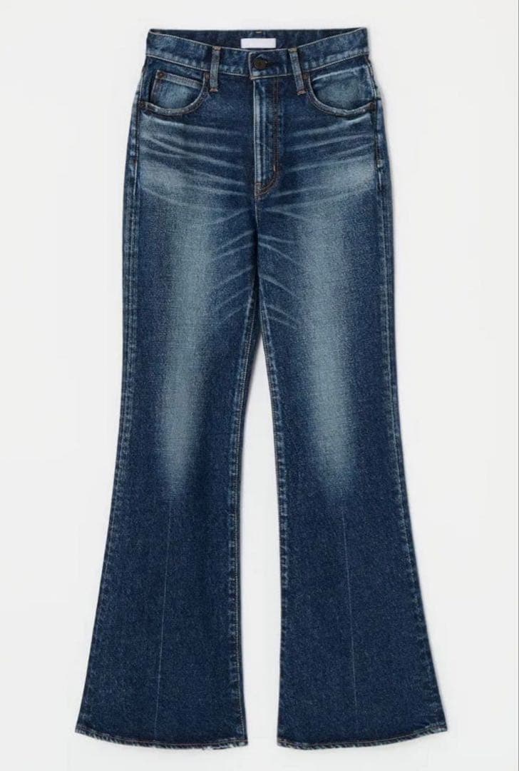 MOUSSY MVS D/BLU FLAREデニム 27インチ