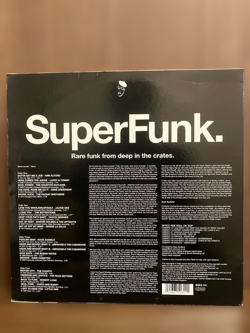 最強レアグルーヴコンピ　superfunk　１～4セット