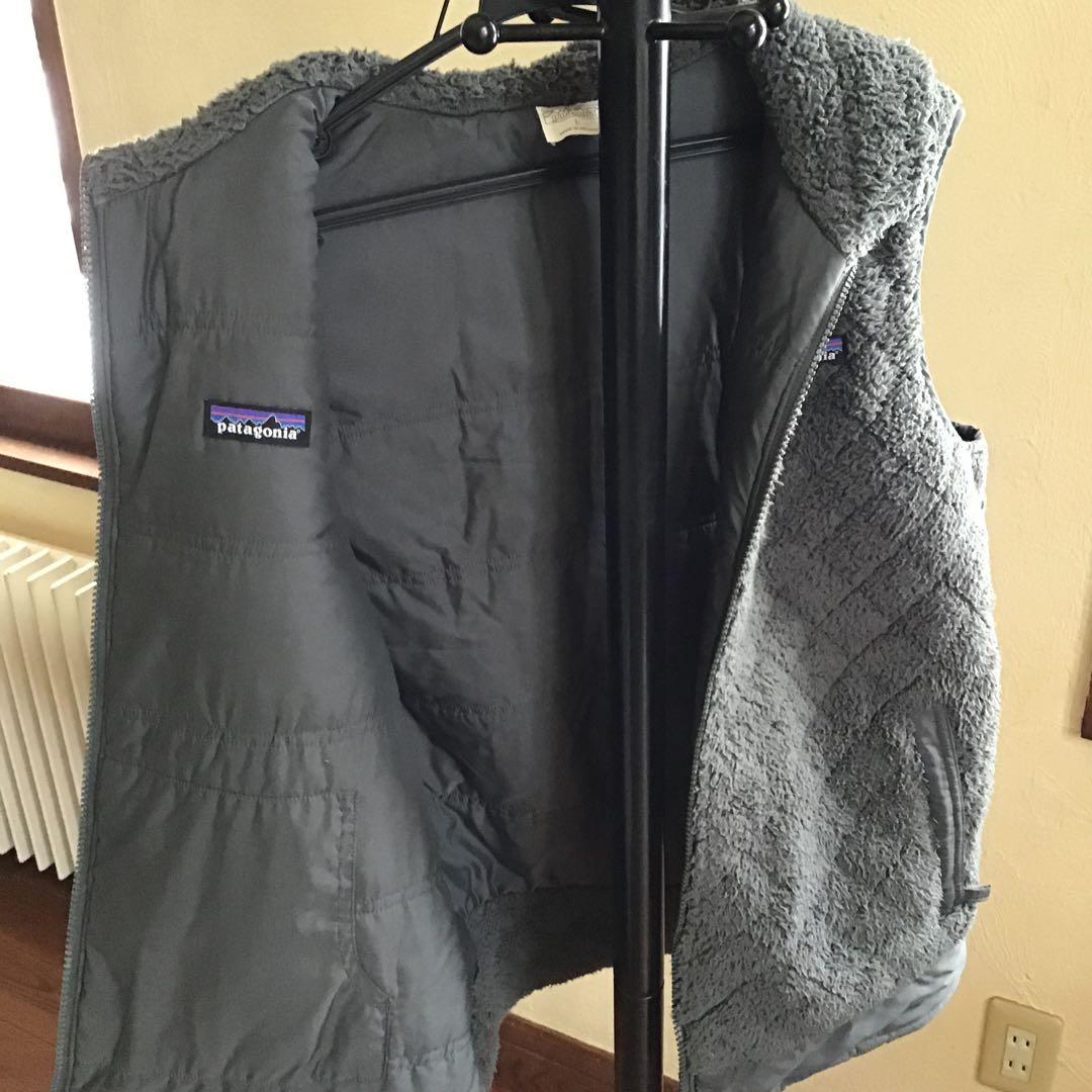 patagonia フリースベスト グレー