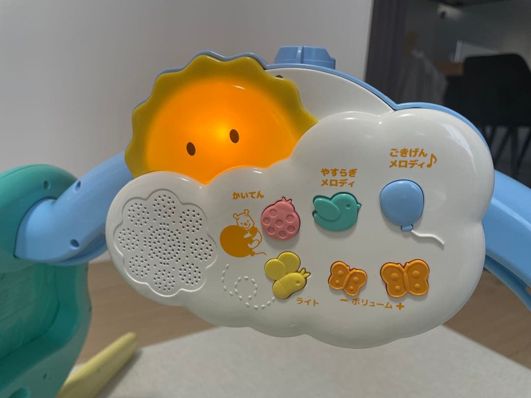 美品【プーメリー】くまのプーさん えらべる回転6WAYジムにへんしんメリー