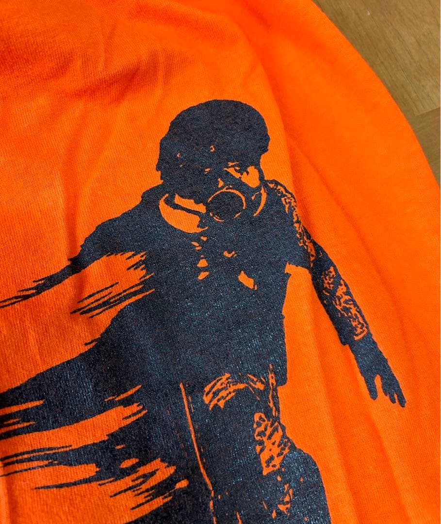 wk-interact 半袖 Tシャツ Mサイズ オレンジ アート グラフィック