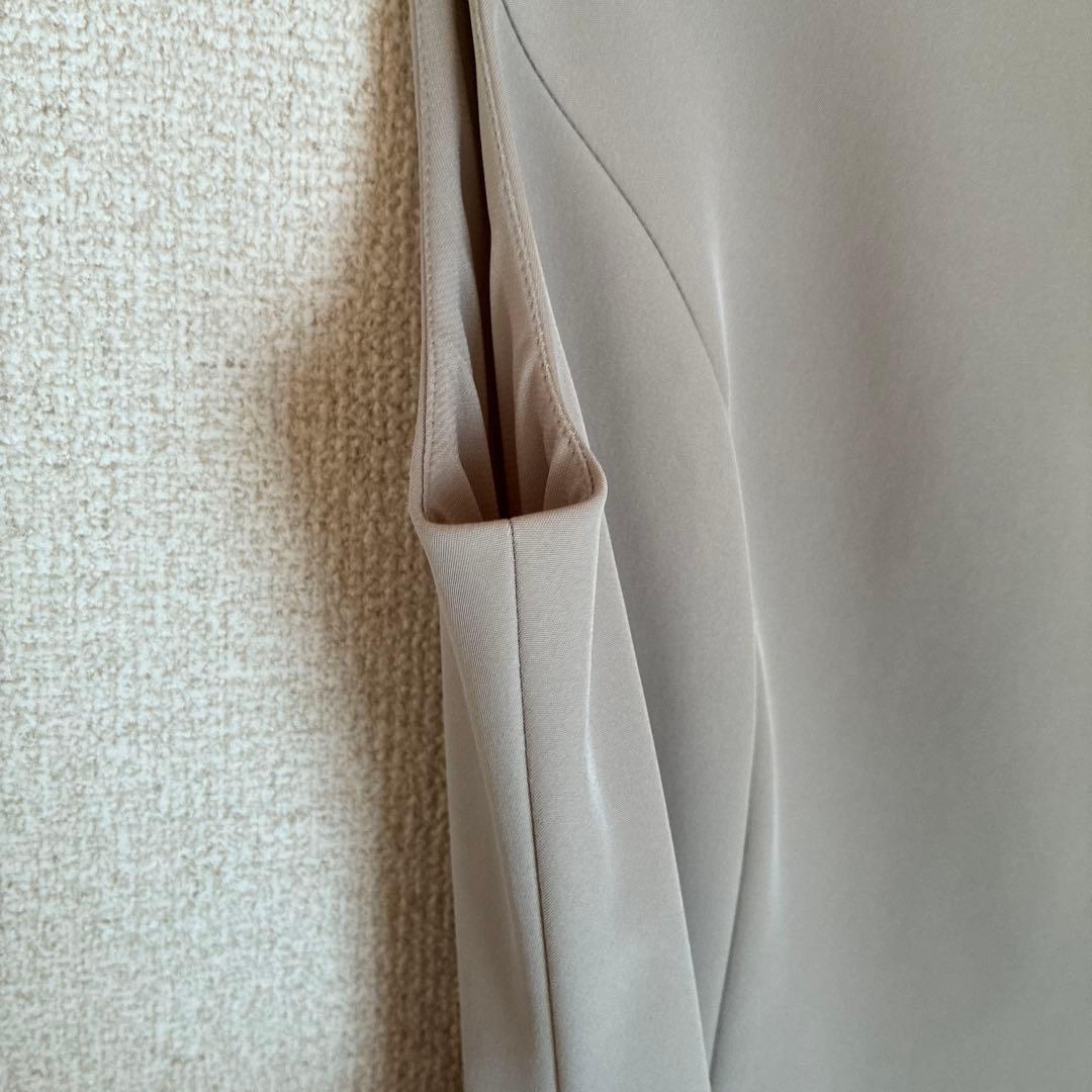 42サイズ　FOXEY NEW YORK バロンワンピ　ロング丈　グレージュ