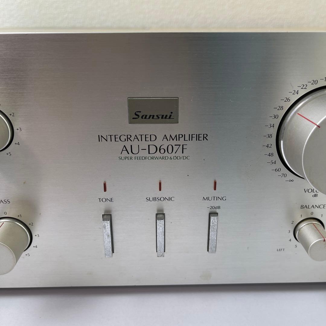 ジャンク　Sansui AU-D607F プリメインアンプ