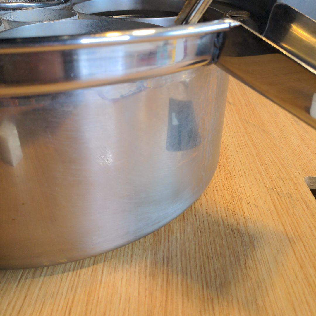 D1206　ラーメン鍋　ストレーナー　セット　麺切り　湯切り　4玉分　厨房機器