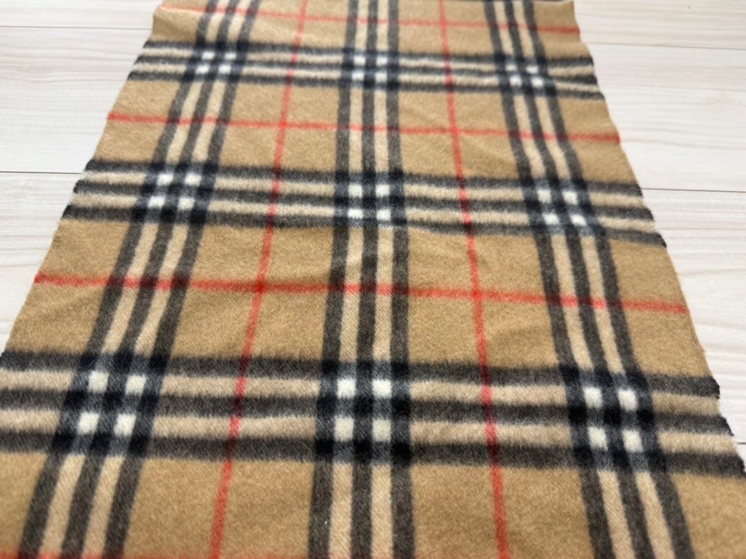 バーバリー　カシミヤ　ベージュ　マフラー　約132cm×約30cm