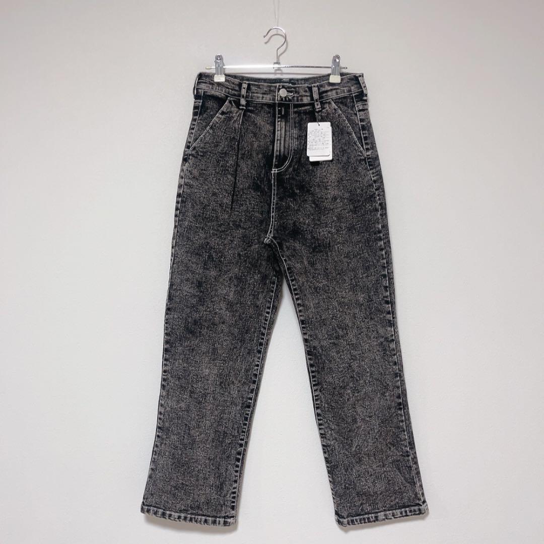 タグ付き未使用 MARY QUANT フロントタックデニム パンツ M