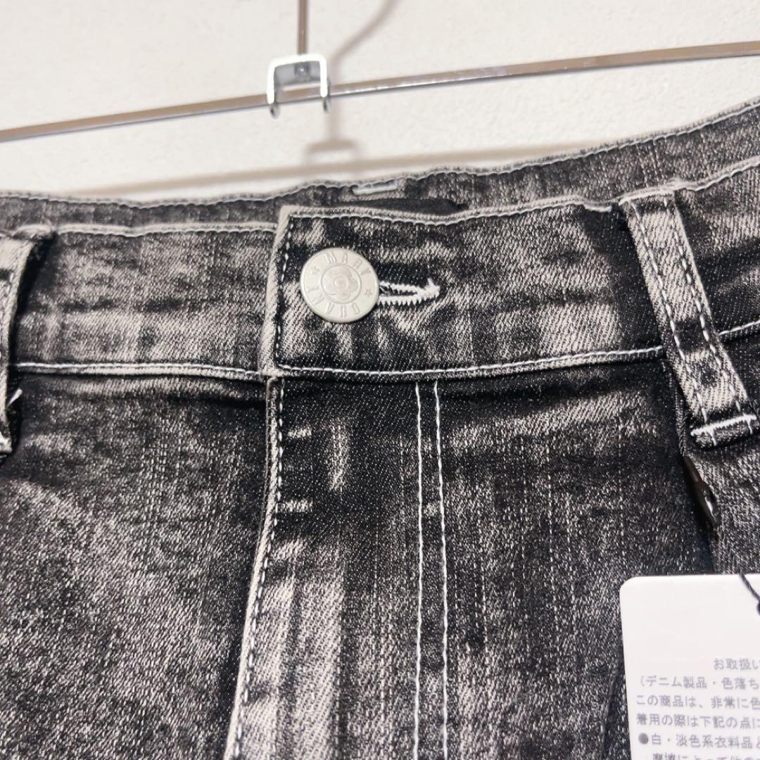 タグ付き未使用 MARY QUANT フロントタックデニム パンツ M