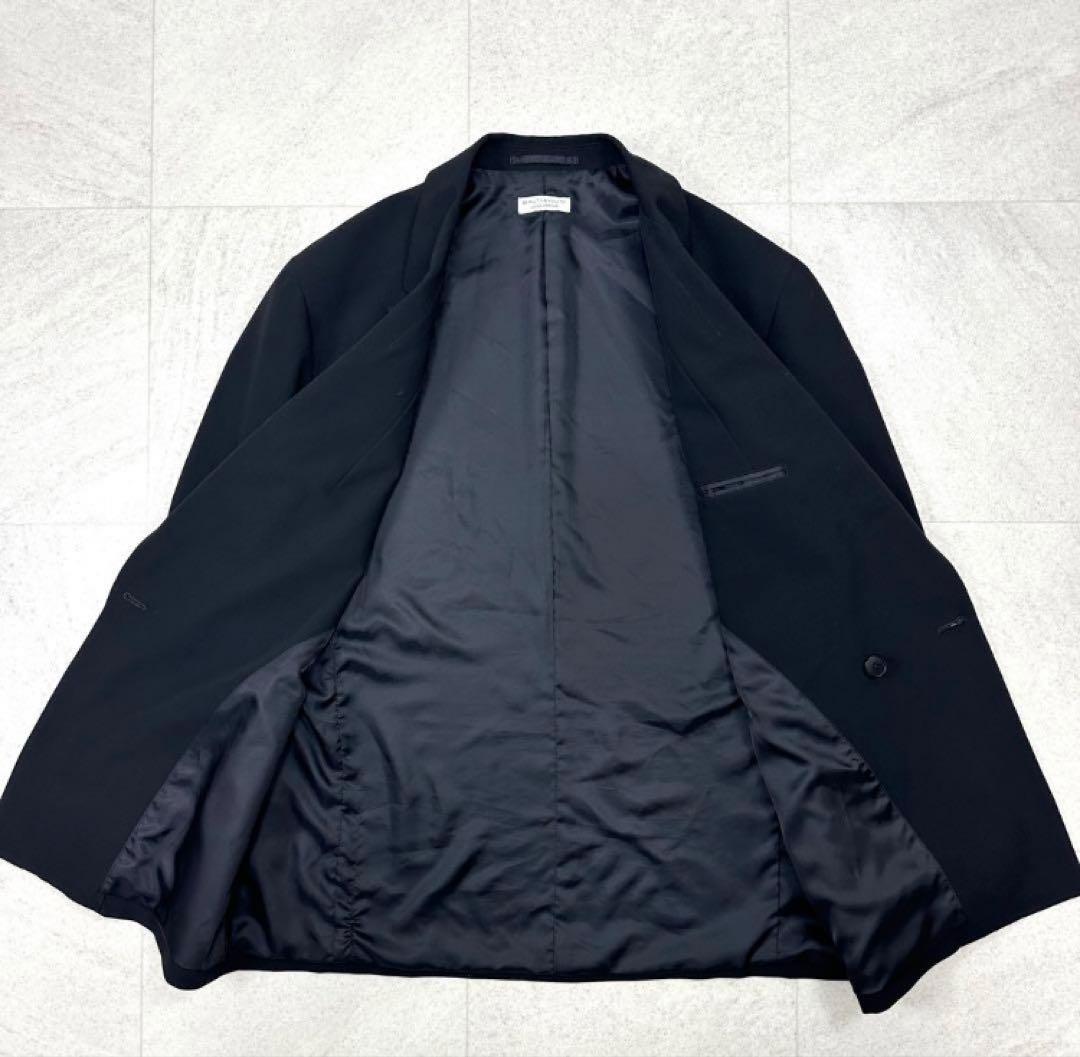 美品【BEAUTY&YOUTH】ダブル テーラードジャケット 4B XL 黒