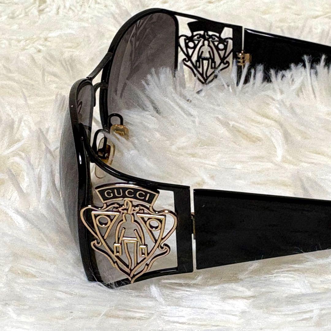 美品　GUCCI サングラス イタリア製 ブラック