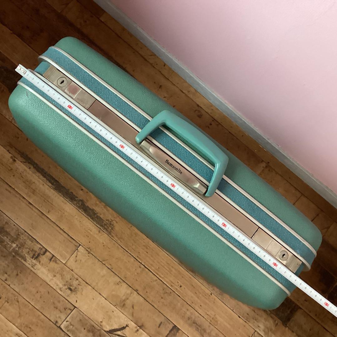 サムソナイト ビンテージ 60s 70s ミントグリーン スーツケース レトロ