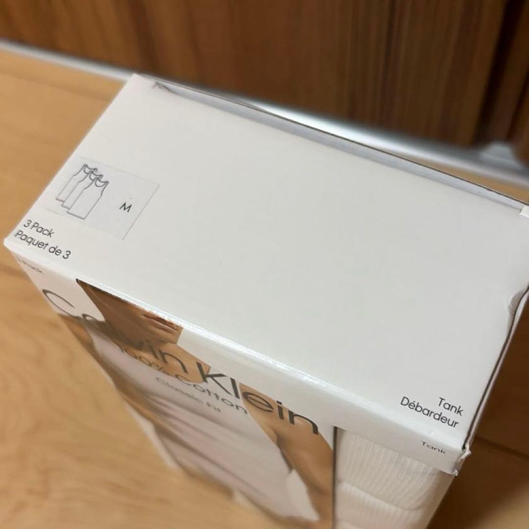 新品カルバンクライン タンクトップ 3枚パック サイズM ¥9350
