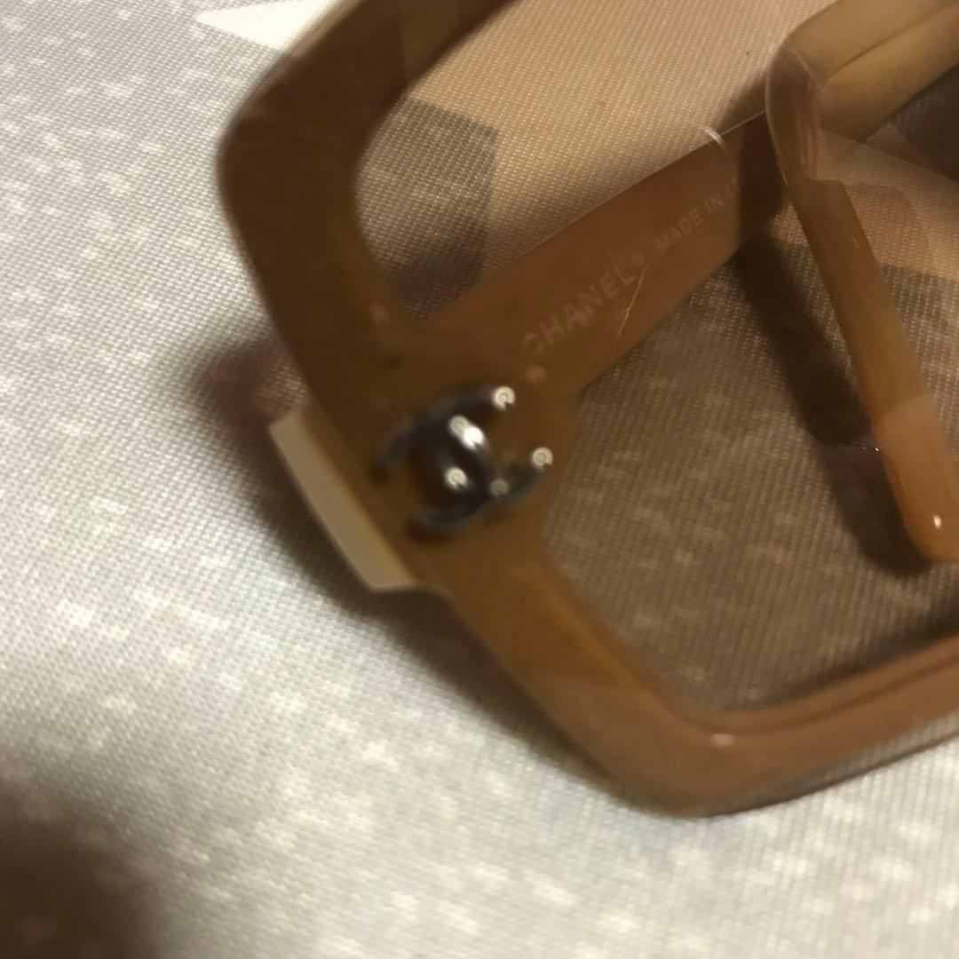 値下げ。CHANEL ブラウンラウンドサングラス