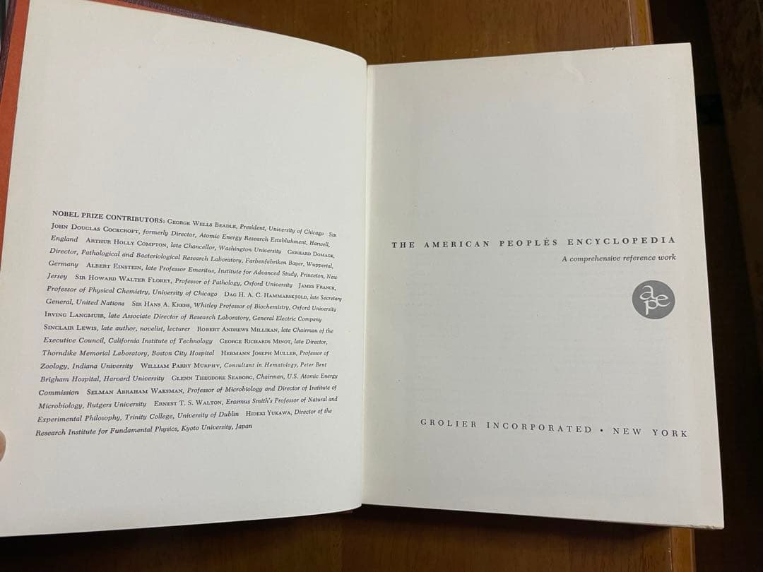 洋書 THE AMERICAN PEOPLES ENCYCLOPEDIA ①前半