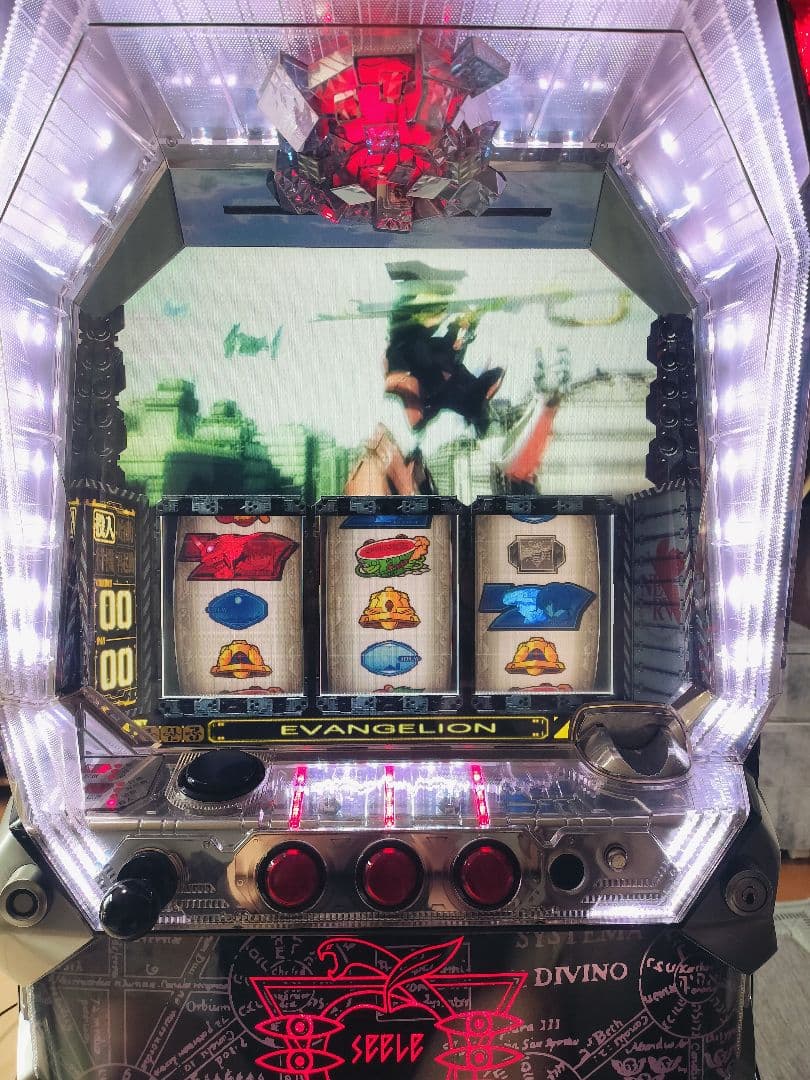 レア パチスロ 実機 エヴァンゲリヲン〜決意の刻〜 送料込　すぐ遊べるセット