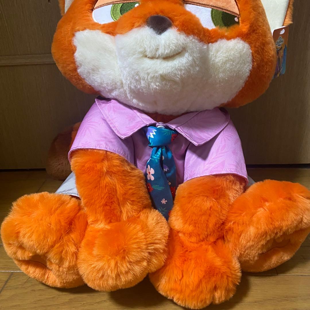 【新品】コストコ ディズニー ぬいぐるみ ズートピア2 ニック クロウハウザー