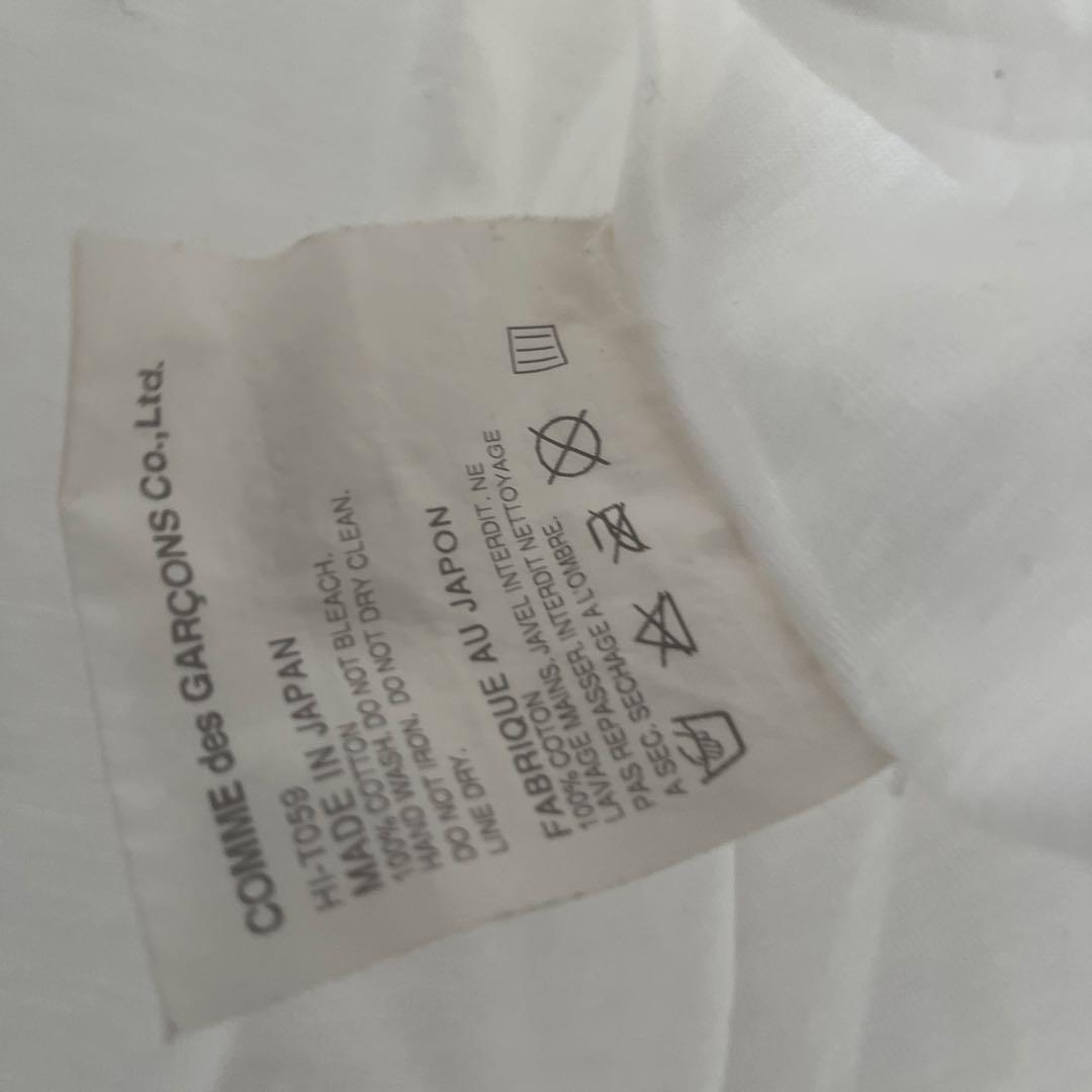 COMME des GARÇONS ホワイト Tシャツ