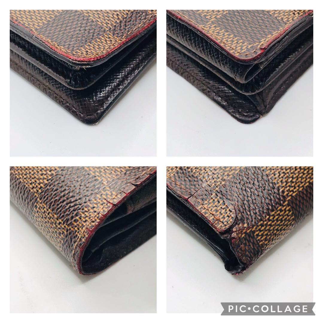 ルイヴィトン✨ ダミエ エベヌ ポルトフォイユ・フロリン 二つ折り財布 茶