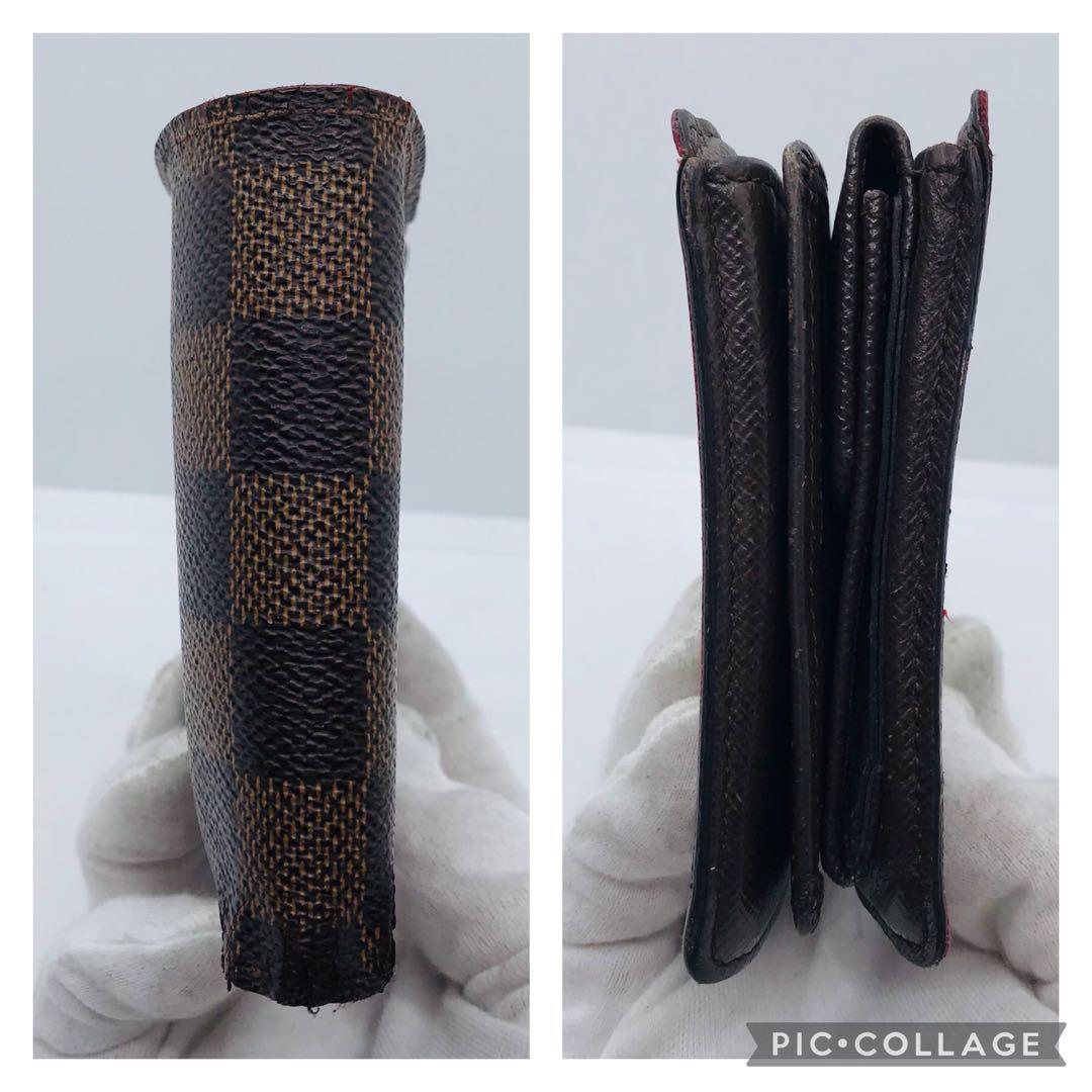 ルイヴィトン✨ ダミエ エベヌ ポルトフォイユ・フロリン 二つ折り財布 茶