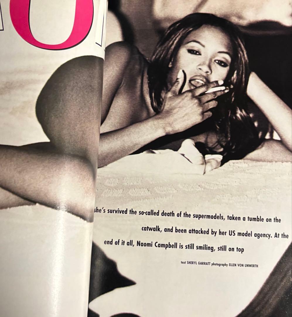 アート・デザイン・音楽 i-D MAGAZINE 1993.1 NAOMI CAMPBELL