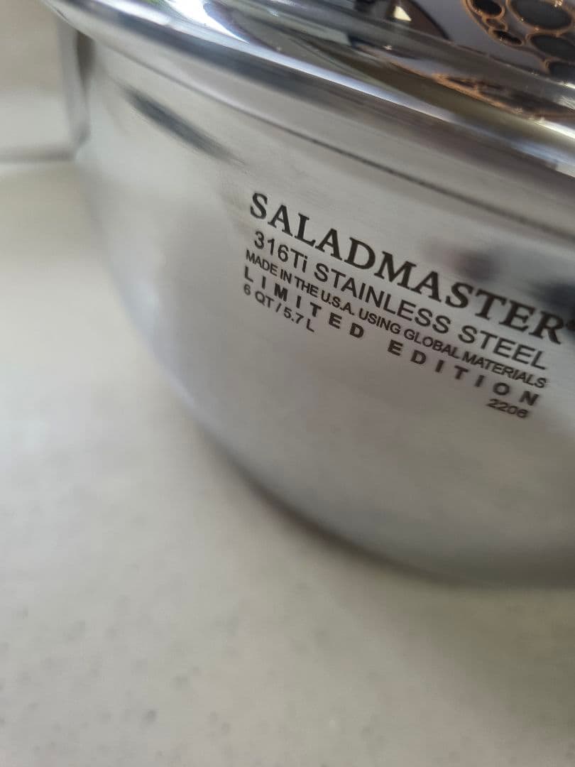 ■leeds■SALADMASTER ６QT 限定版 ■美品■持ち手付