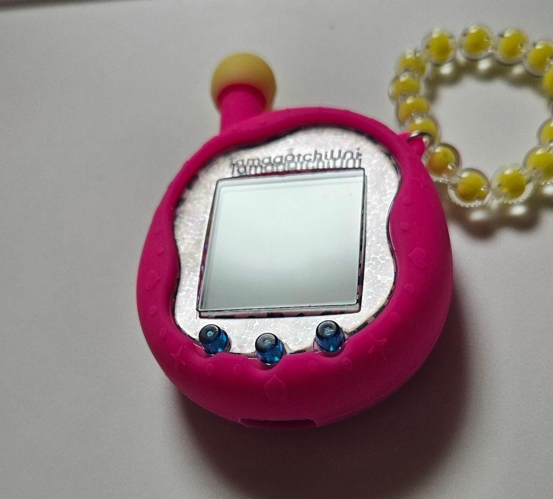 Tamagotchi ピンク ラメ入り ケース付き
