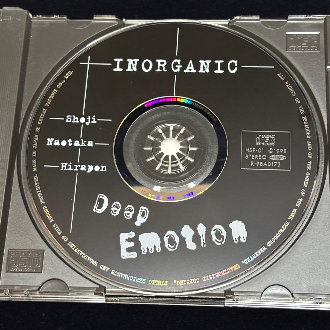成田昭次 INORGANIC CD Deep Emotion アルバム【6-6】