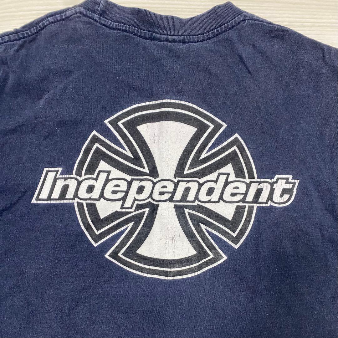 春*健様 Independent ネイビー Tシャツ L