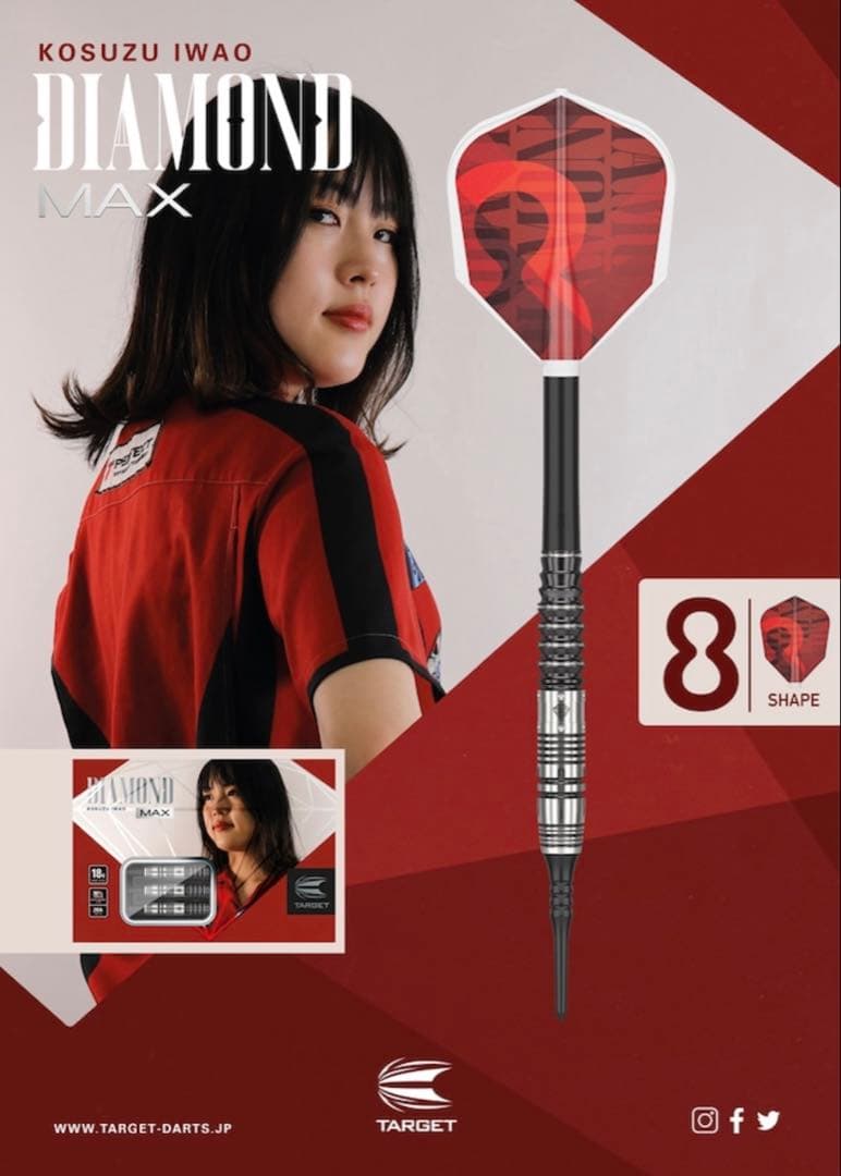 TARGET Diamond MAX　いわお小鈴プロモデル　バレルのみ　おまけ付