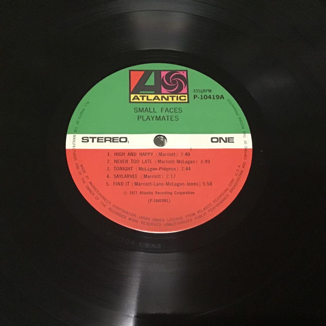 帯付美品LP❣️『スモール・フェイセズ　プレイメイツ』SMALL FACES