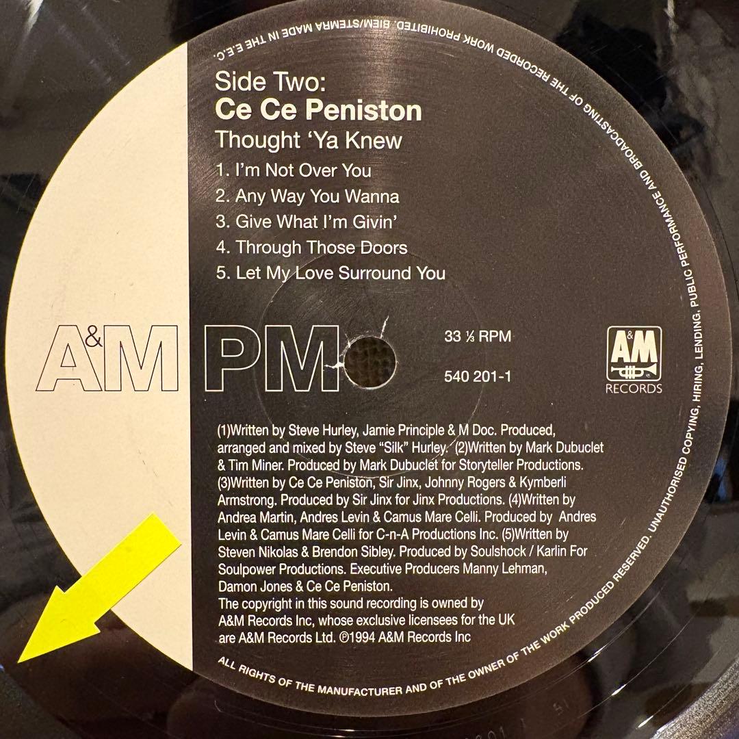 洋楽 Ce Ce Peniston / thohght'ya knew