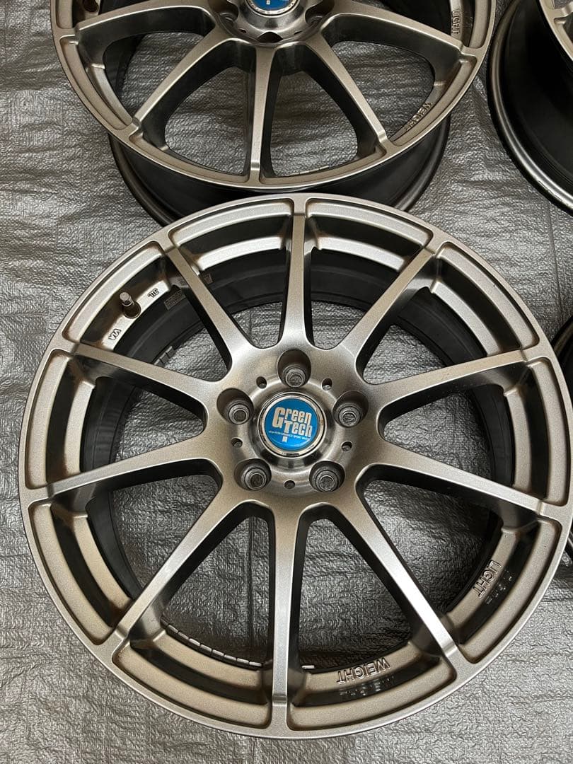 国産車Green Tech 18インチ ホイール 7J18 5/114 +48