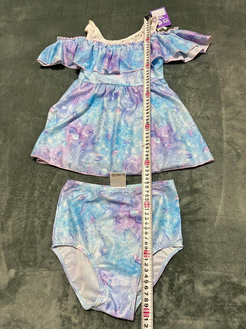 新品 130 メゾピアノ 水着 女の子 ドリーミーシー