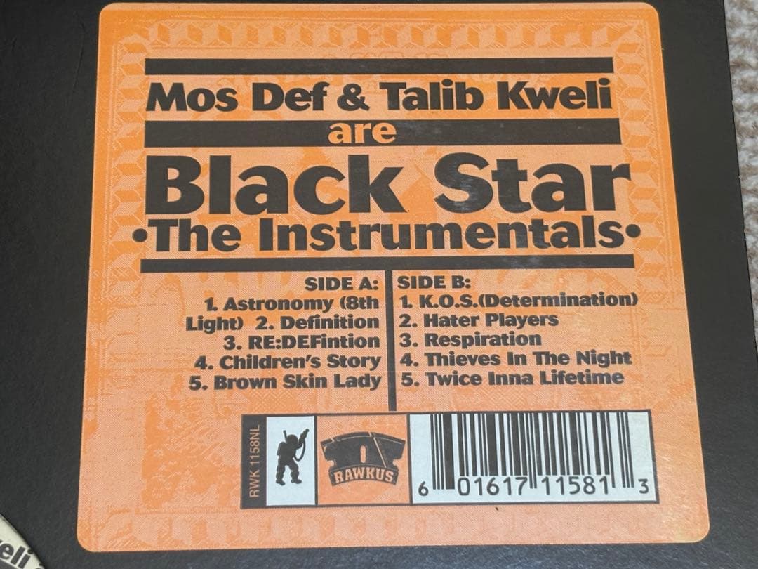 Black Star◾️Mos Def◾️Talib◾️オリジナル&インスト盤セット