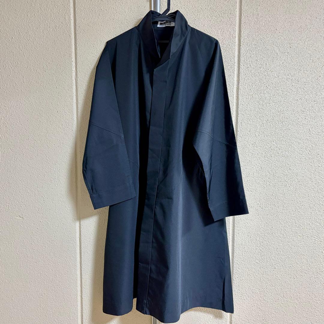 イッセイミヤケ ISSEY MIYAKE 132 5. ロングコート ブラック
