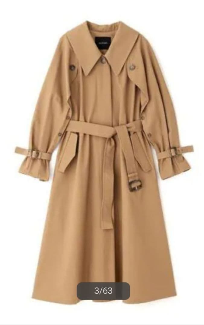 JILL STUART 2wayトレンチコート ロングコート ベージュ