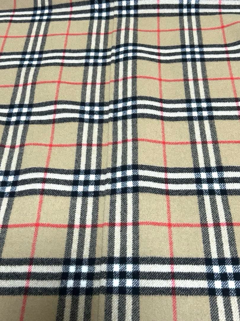 【最高級】バーバリー カシミヤ混 ロングコート　ノバチェック 15BR 　茶色
