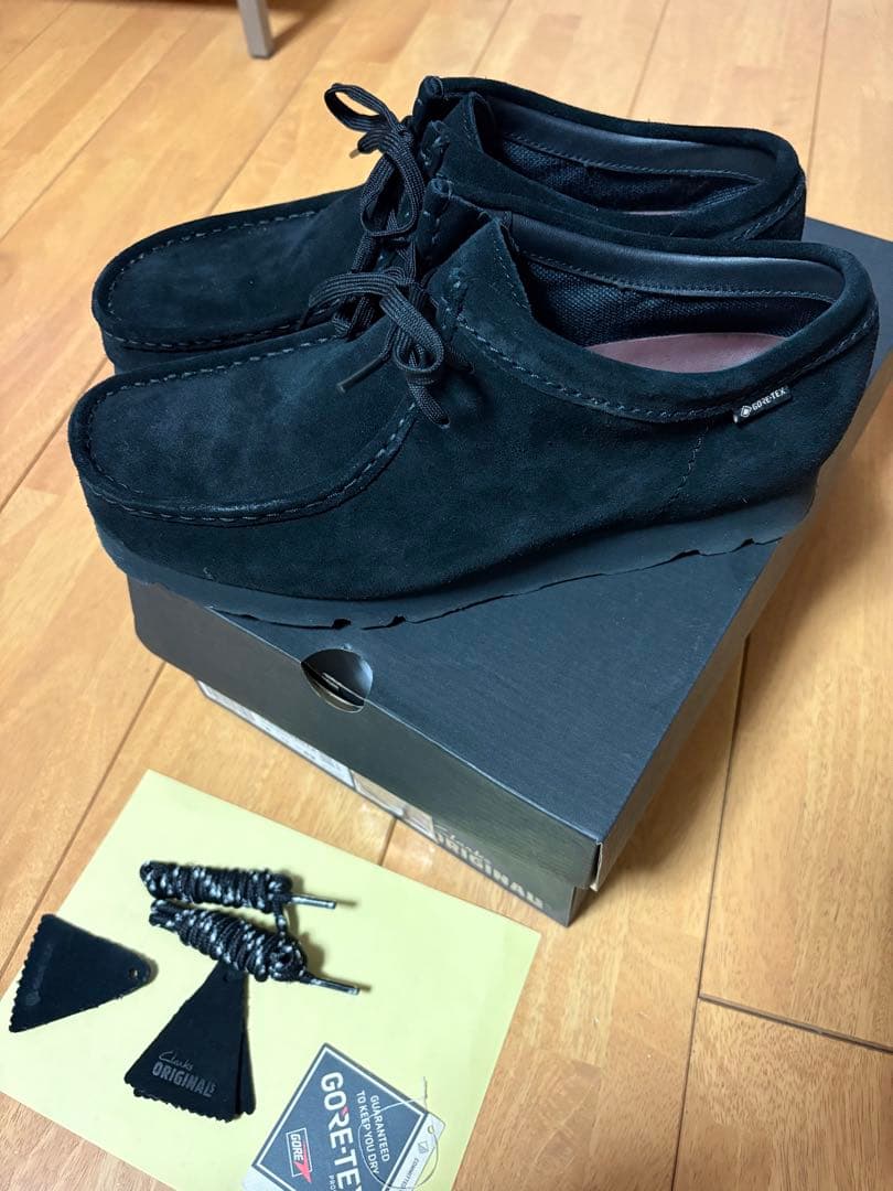 Clarks Originals ブラック モカシン GORE-TEX