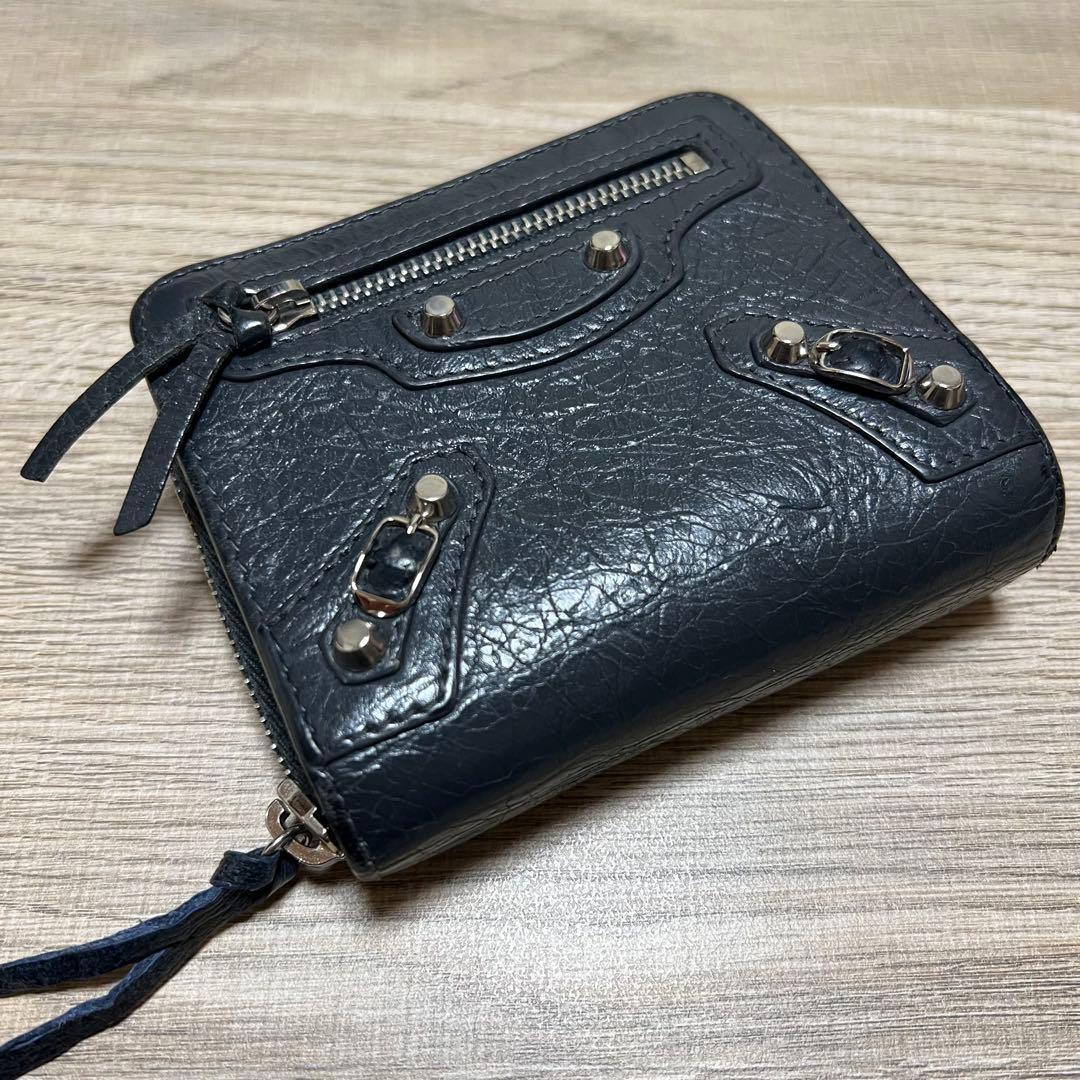BALENCIAGA レザー 二つ折り財布